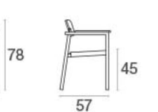 Уличное кресло от фабрики Emu модель Shine 248