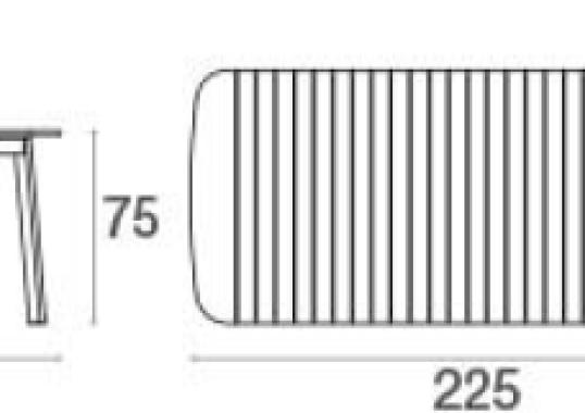Уличный стол от фабрики Emu модель Shine Table Emu 