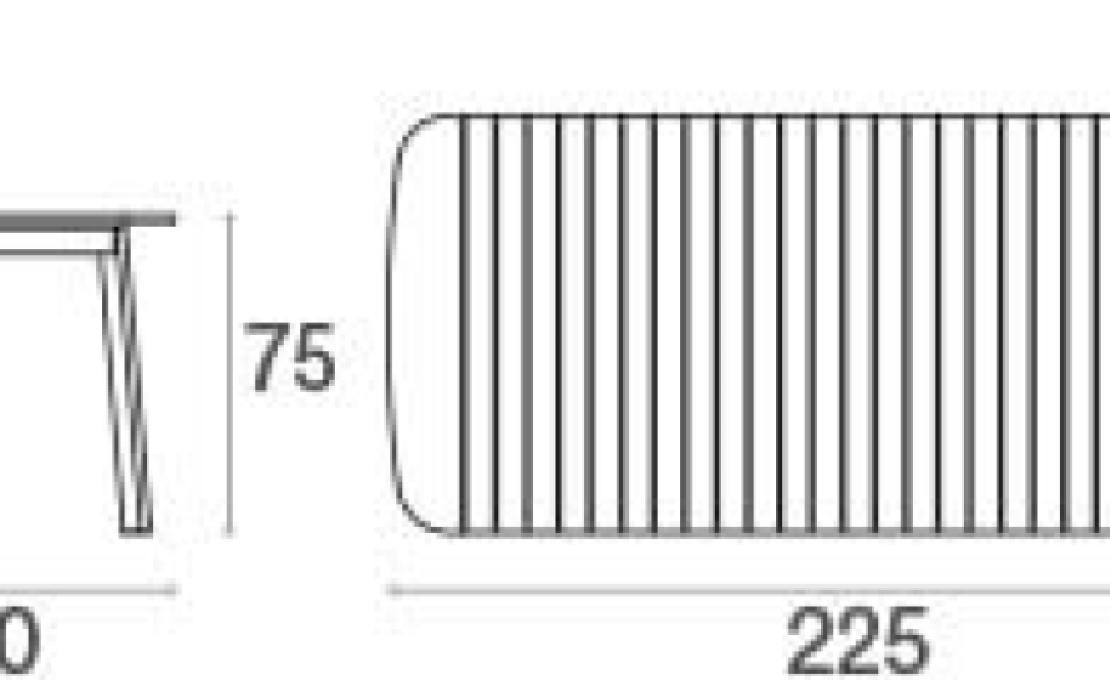 Уличный стол от фабрики Emu модель Shine Table Emu 