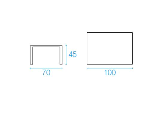 Журнальный столик от фабрики Emu модель 482