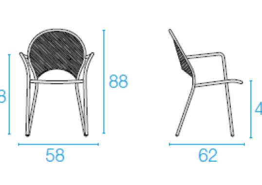 Кресло от фабрики Emu модель 3403