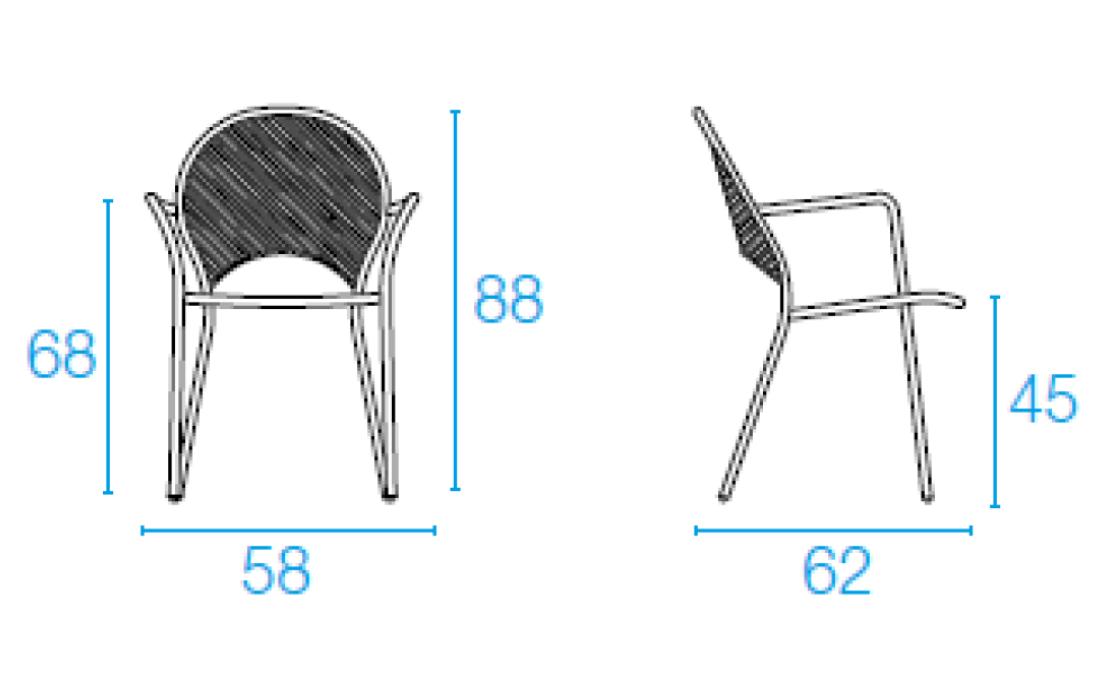 Кресло от фабрики Emu модель 3403