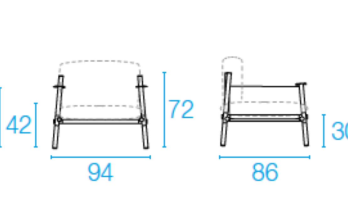 Кресло от фабрики Emu модель 729