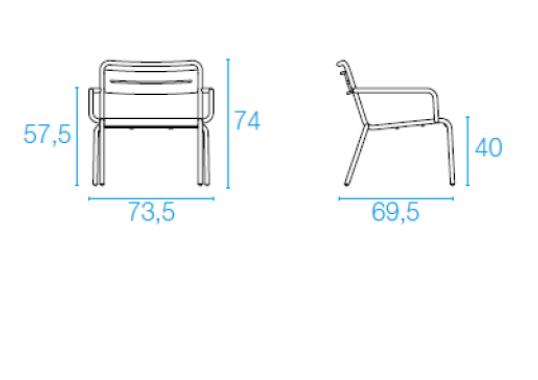 Кресло от фабрики Emu модель 1363