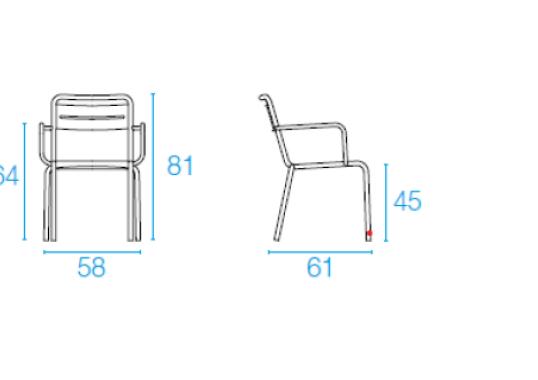 Кресло от фабрики Emu модель 1362