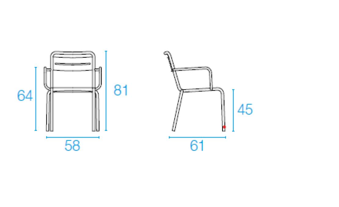 Кресло от фабрики Emu модель 1362