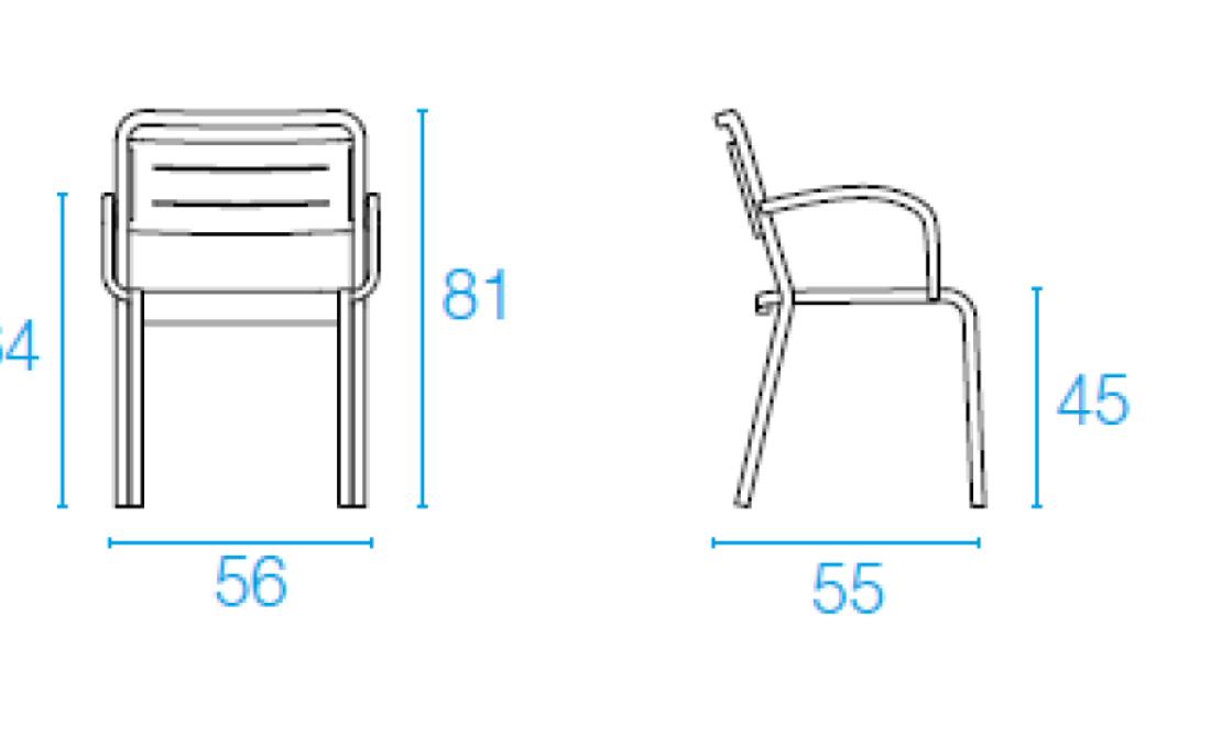 Кресло от фабрики Emu модель 209 Urban Small Arm