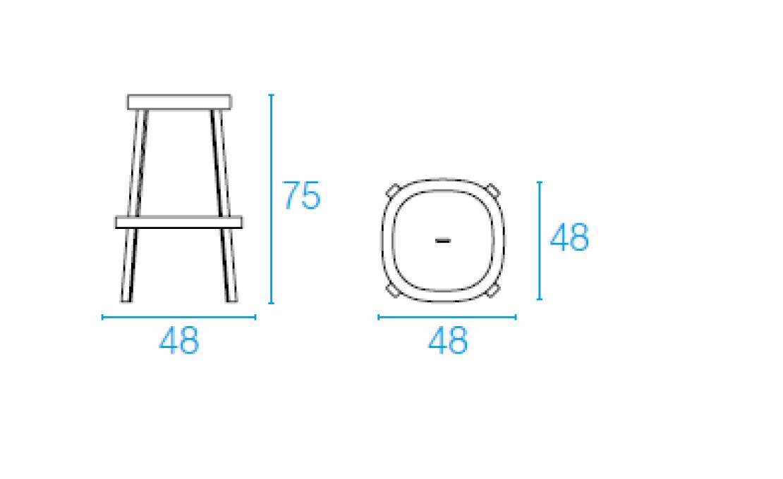 Барный стул от фабрики Emu модель 657