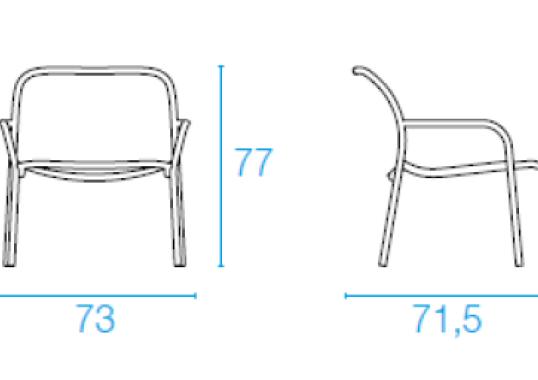 Кресло от фабрики Emu модель 503