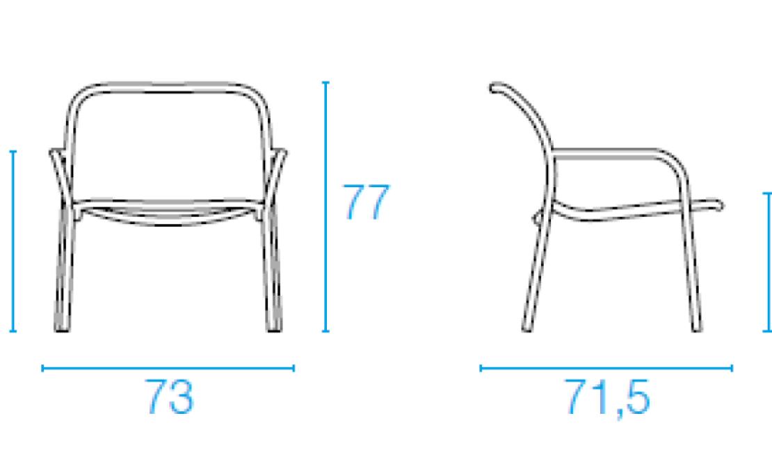 Кресло от фабрики Emu модель 503