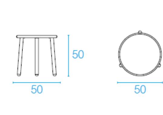 Уличный стол от фабрики Emu модель 507/509 YARDCOFFEETABLE