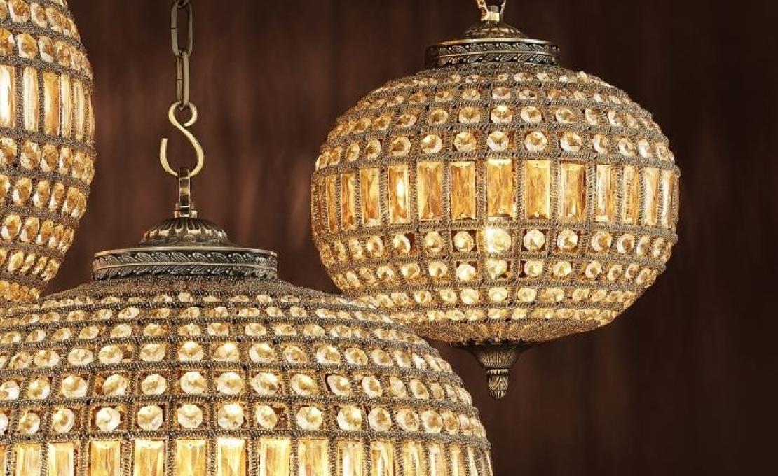 Люстра от фабрики Eichholtz модель Chandelier Kasbah Oval