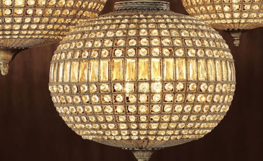 Люстра от фабрики Eichholtz модель Chandelier Kasbah Oval