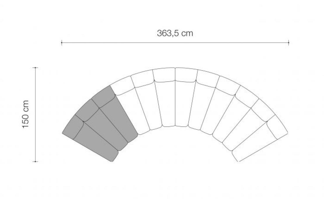 Диван от фабрики Eichholtz модель Sofa Lando