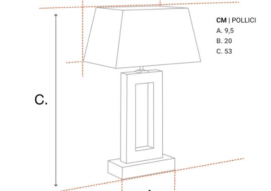 Настольная лампа от фабрики Eichholtz модель Table Lamp Cologne