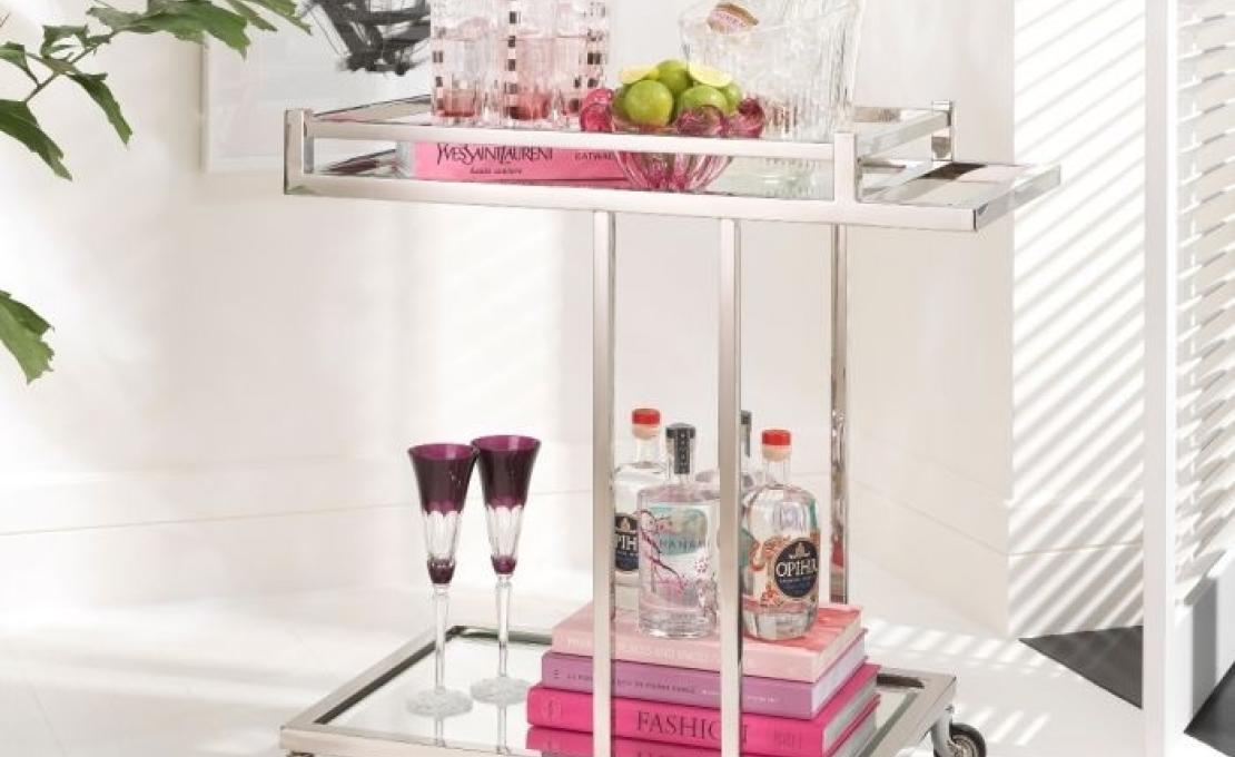 Журнальный столик от фабрики Eichholtz модель Trolley Beverly Hills