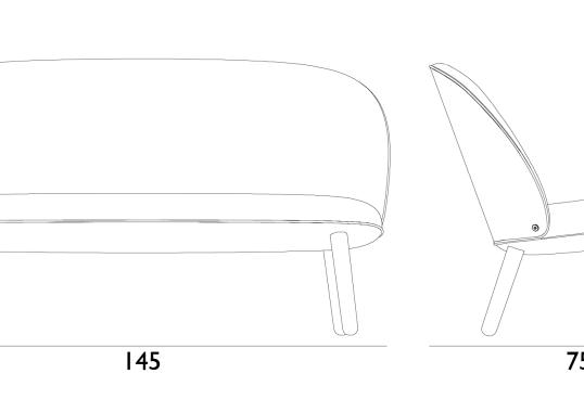 Диван от фабрики Normann Copenhagen модель Ace Sofa Normann Copenhagen