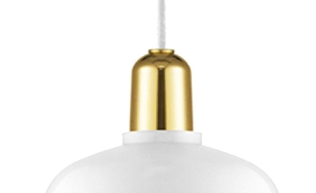 Подвесной светильник от фабрики Normann Copenhagen модель Amp Brass Pendant Lamp-502