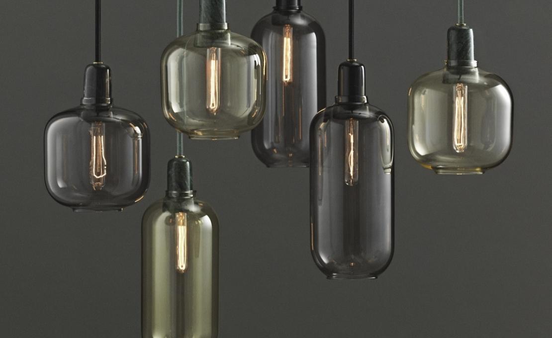 Подвесной светильник от фабрики Normann Copenhagen модель Amp Large Suspension Lamp