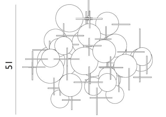 Подвесной светильник от фабрики Normann Copenhagen модель 5030 Bau Pendant