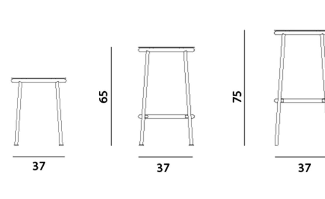 Барный стул от фабрики Normann Copenhagen модель Circa Upholstery 