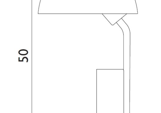 Настольная лампа от фабрики Normann Copenhagen модель Cap Table Lamp-50