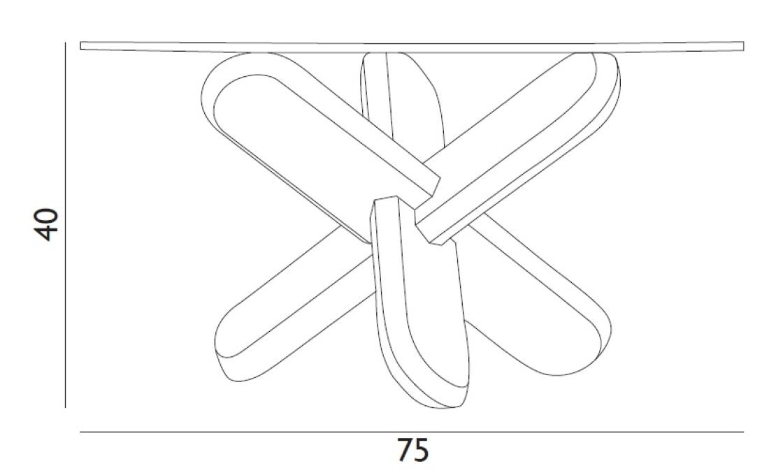 Журнальный столик от фабрики Normann Copenhagen модель 60224 Ding Table