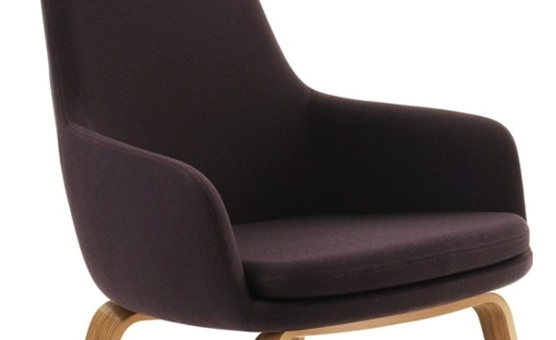 Кресло от фабрики Normann Copenhagen модель Era Lounge  High Wood Legs