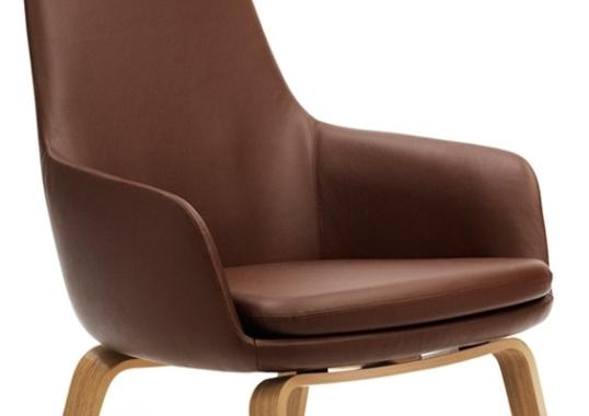 Кресло от фабрики Normann Copenhagen модель Era Lounge  High Wood Legs