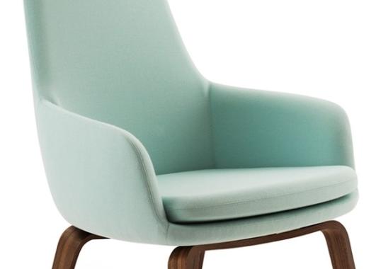 Кресло от фабрики Normann Copenhagen модель Era Lounge  High Wood Legs