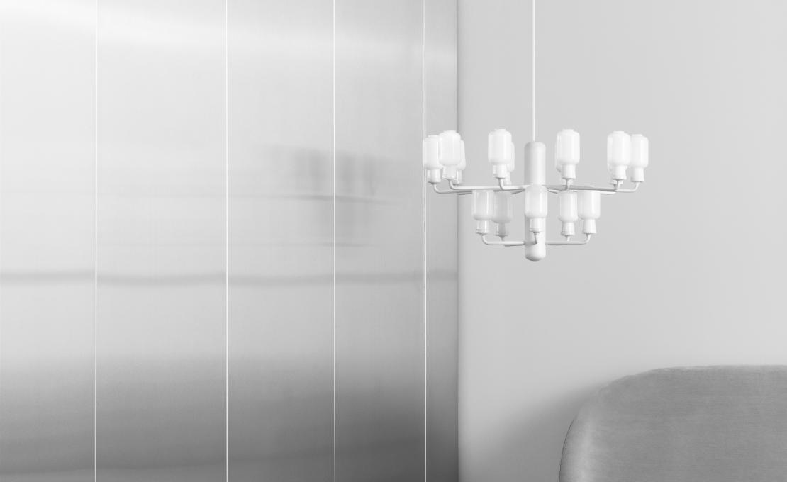 Подвесной светильник от фабрики Normann Copenhagen модель Amp Chandelier-502
