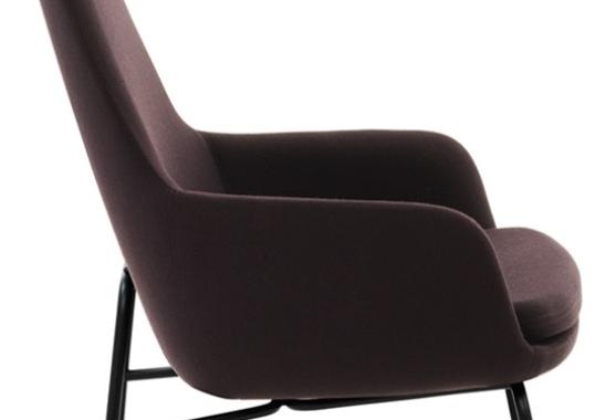 Кресло от фабрики Normann Copenhagen модель Era Lounge  High Steel Legs