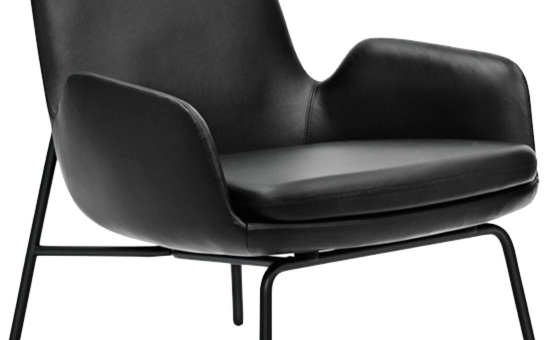 Кресло от фабрики Normann Copenhagen модель Era Lounge  Low Steel Legs