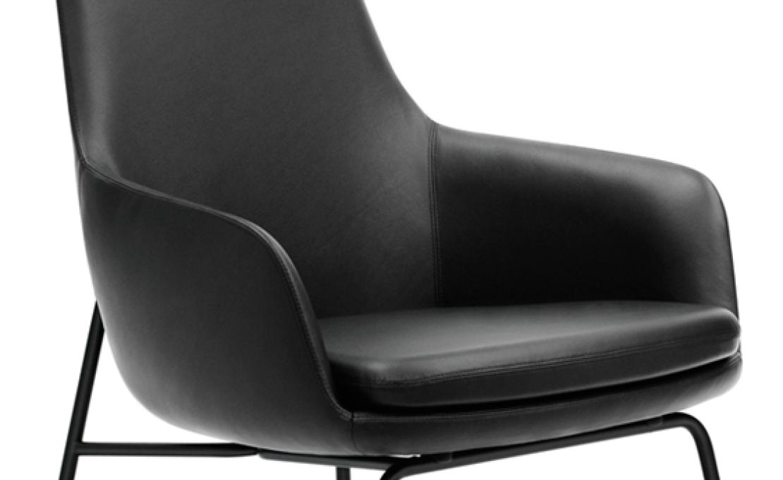 Кресло от фабрики Normann Copenhagen модель Era Lounge  High Steel Legs