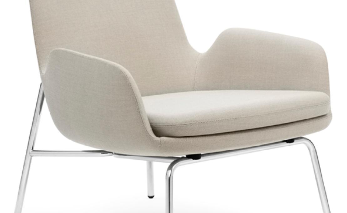 Кресло от фабрики Normann Copenhagen модель Era Lounge  Low Steel Legs