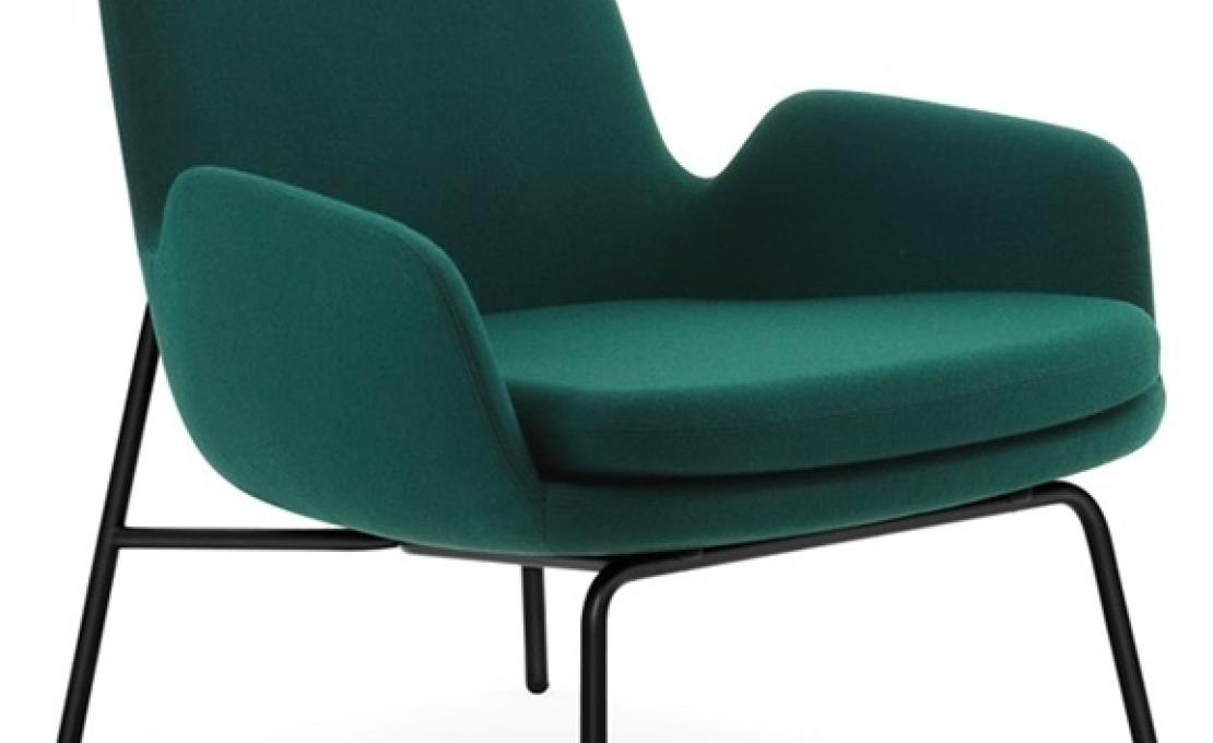 Кресло от фабрики Normann Copenhagen модель Era Lounge  Low Steel Legs