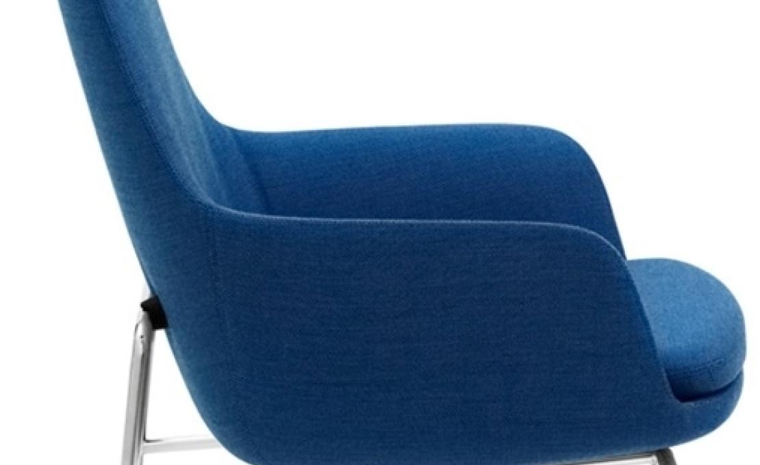 Кресло от фабрики Normann Copenhagen модель Era Lounge  High Steel Legs