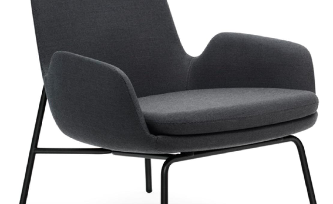 Кресло от фабрики Normann Copenhagen модель Era Lounge  Low Steel Legs