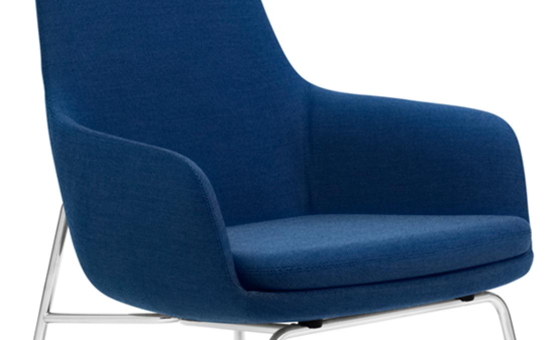 Кресло от фабрики Normann Copenhagen модель Era Lounge  High Steel Legs
