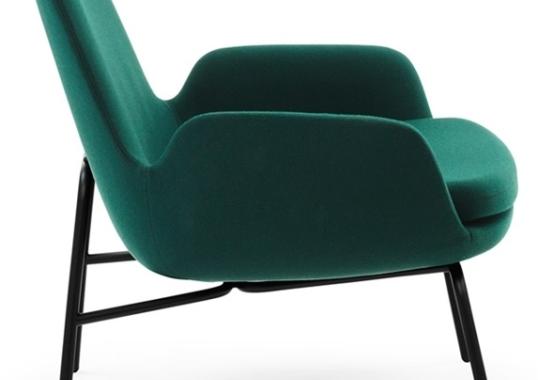 Кресло от фабрики Normann Copenhagen модель Era Lounge  Low Steel Legs