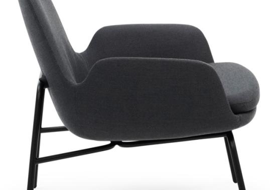 Кресло от фабрики Normann Copenhagen модель Era Lounge  Low Steel Legs