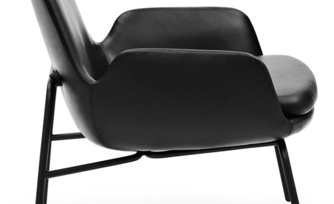 Кресло от фабрики Normann Copenhagen модель Era Lounge  Low Steel Legs