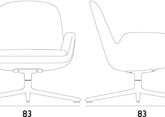 Кресло от фабрики Normann Copenhagen модель Era Lounge  Low Swivel
