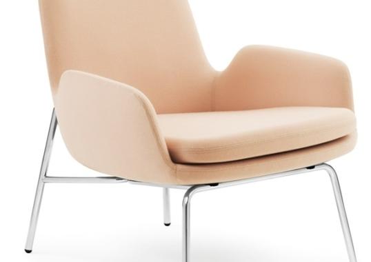 Кресло от фабрики Normann Copenhagen модель Era Lounge  Low Steel Legs