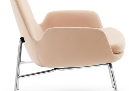 Кресло от фабрики Normann Copenhagen модель Era Lounge  Low Steel Legs