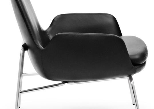 Кресло от фабрики Normann Copenhagen модель Era Lounge  Low Steel Legs
