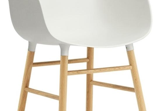 Кресло Normann Copenhagen Form  With Wood Legs image 1