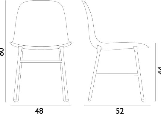 Стул от фабрики Normann Copenhagen модель Form 