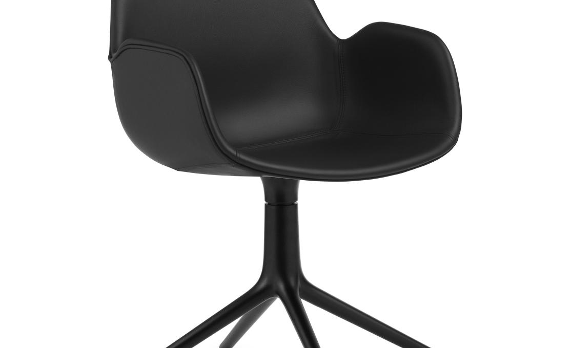 Офисный Стул от фабрики Normann Copenhagen модель Form Upholstered Swivel Arm