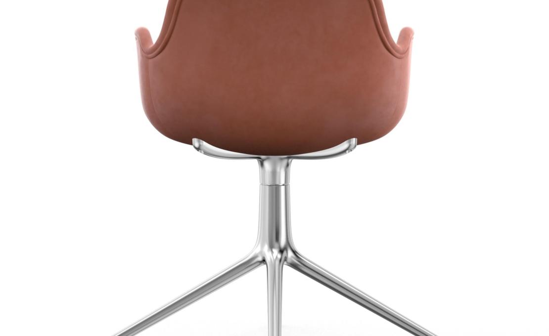 Офисный Стул от фабрики Normann Copenhagen модель Form Upholstered Swivel Arm